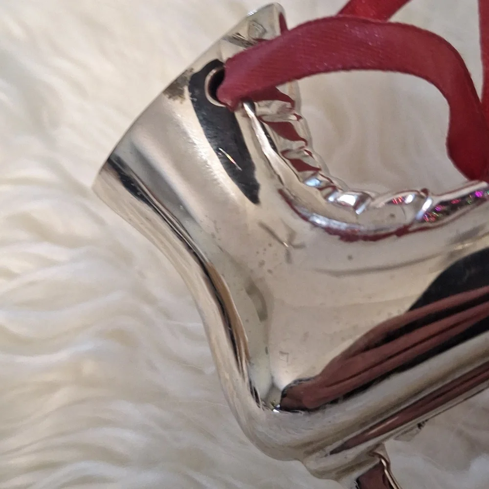 Vintage Restoration Hardware Ice Skate Ornaments